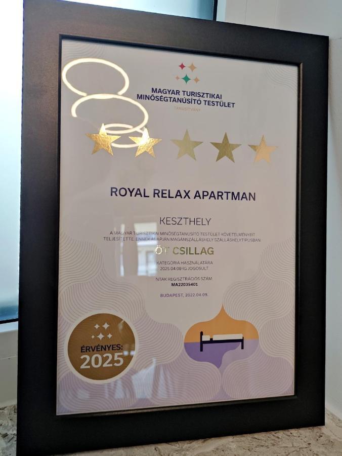 Royal Relax Apartman Keszthely Buitenkant foto